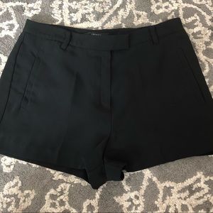 Forever 21 black high waist dress shorts